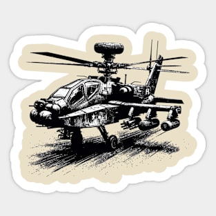 AH-64 Apache Sticker